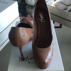 YSL Tribtoo 80 Pump Nude Size 41